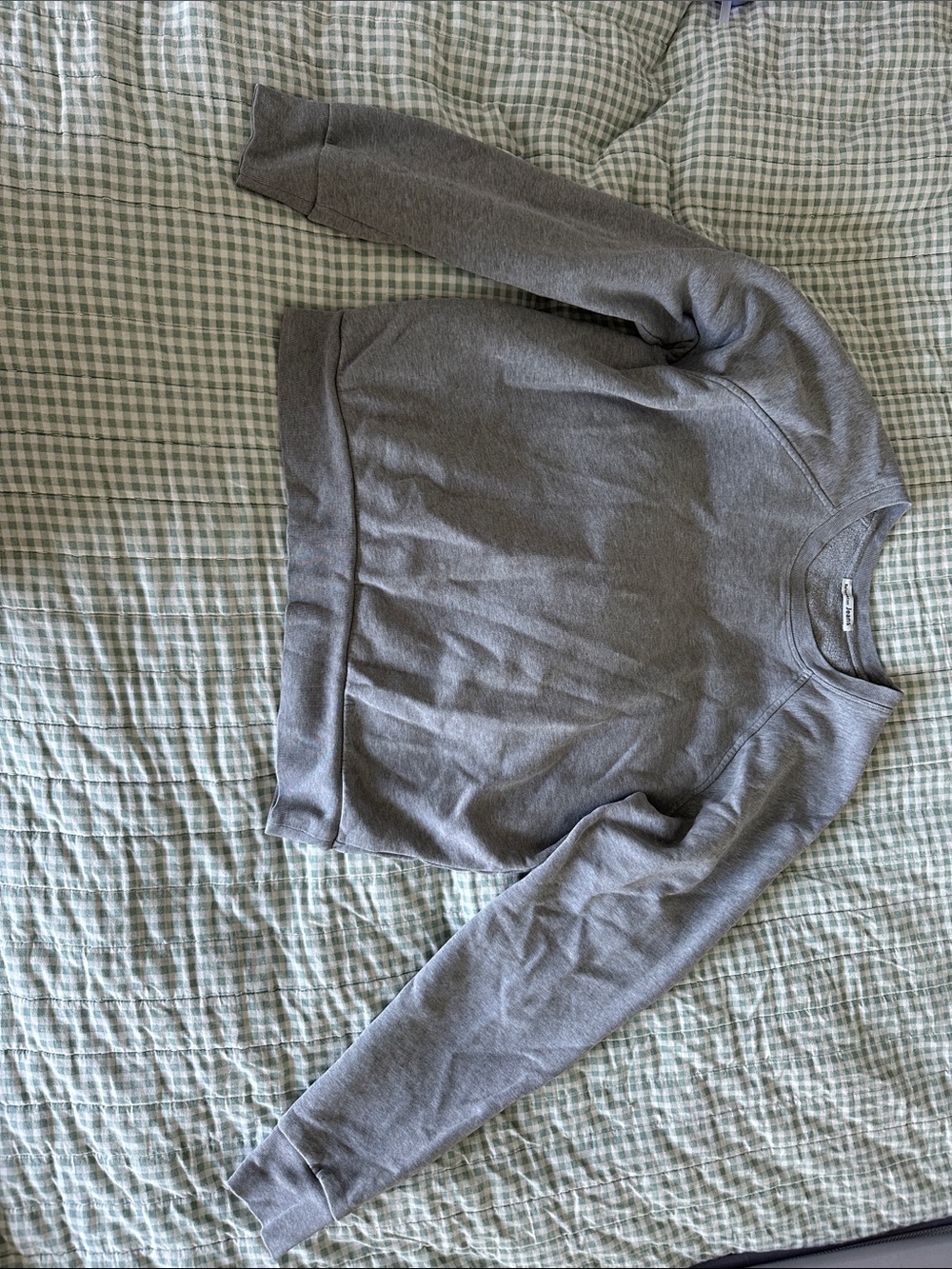 Reformation Gray Crewneck Sweatshirt